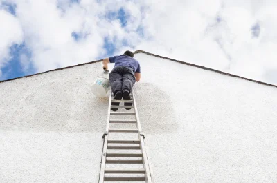 Peinture extérieure au Doulieu — façades et ravalement